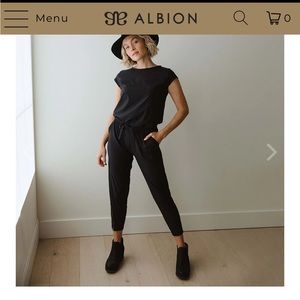 Albion Fit black jumpsuit